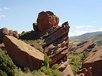 Attraction near Denver Colorado - Red Rock Park rock formations