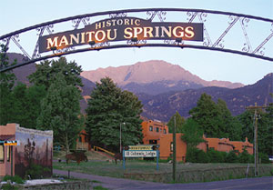 Welcome to Manitou Springs, Colorado.